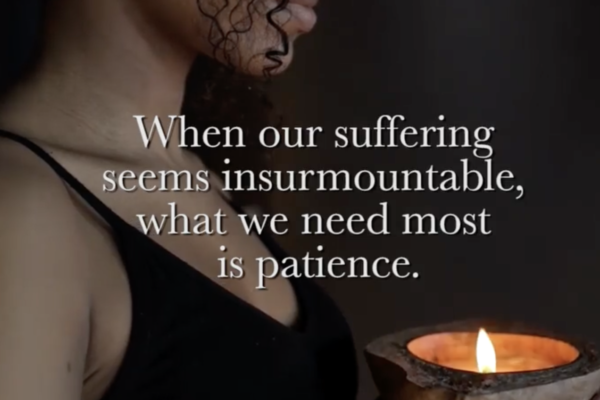Dr. Pilar Jennings - When our suffering seems insurmountable, what we need most is patience.