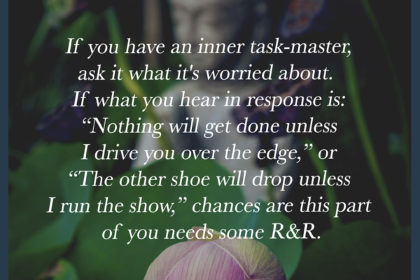 Your Inner Task-Master