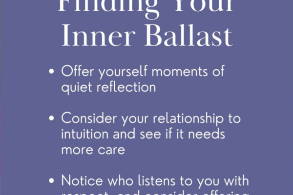 Finding Your Inner Ballast