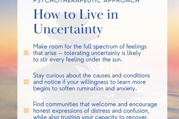 Dr. Pilar Jennings - How to Live in Uncertainty