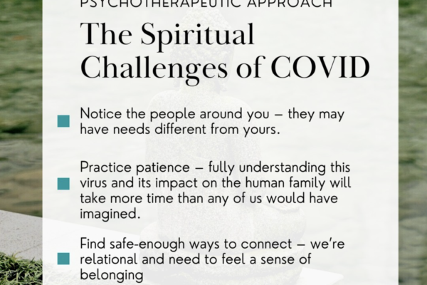 The Spiritual Challenges of COVID